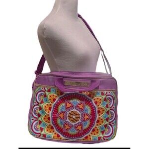 Girl Scouts Enjoy The Cookie Journey Padded Laptop Bag Messenger Sleeve Purple